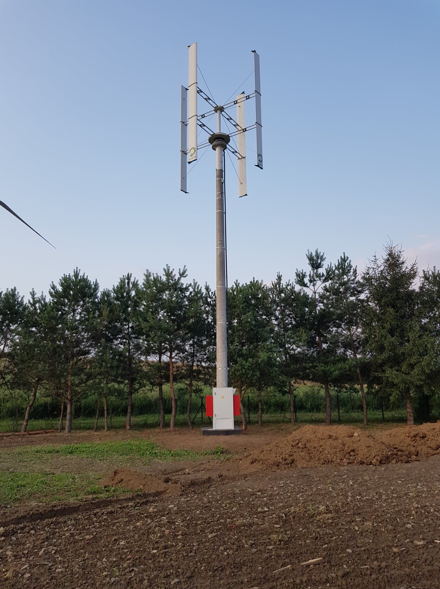 Vēja ģenerators HV-PEG 2800 betona masts